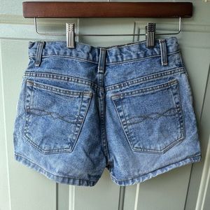 Mid Rise Denim Shorts